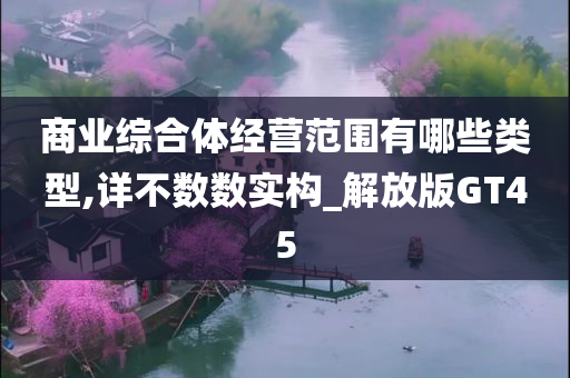 商业综合体经营范围有哪些类型,详不数数实构_解放版GT45