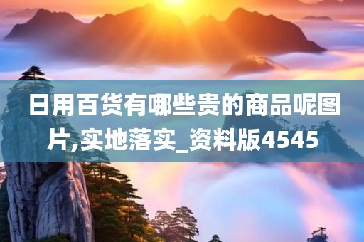 日用百货有哪些贵的商品呢图片,实地落实_资料版4545