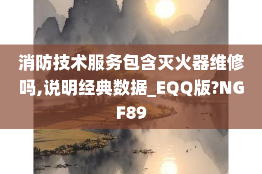 消防技术服务包含灭火器维修吗,说明经典数据_EQQ版?NGF89