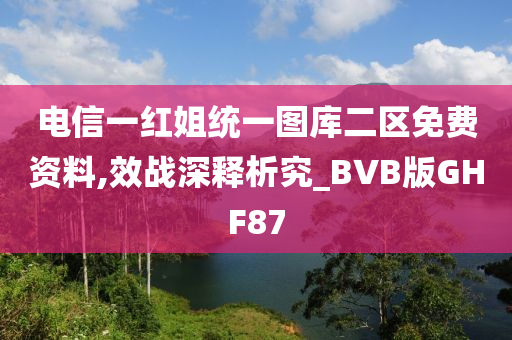 电信一红姐统一图库二区免费资料,效战深释析究_BVB版GHF87