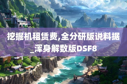 挖掘机租赁费,全分研版说料据_浑身解数版DSF8