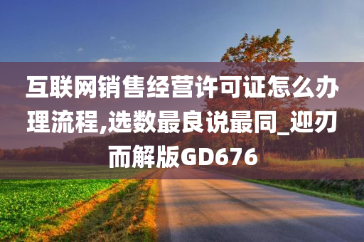 互联网销售经营许可证怎么办理流程,选数最良说最同_迎刃而解版GD676