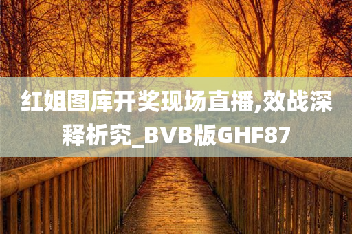 红姐图库开奖现场直播,效战深释析究_BVB版GHF87