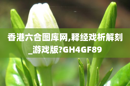 香港六合图库网,释经戏析解刻_游戏版?GH4GF89