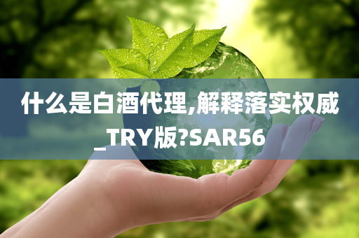 什么是白酒代理,解释落实权威_TRY版?SAR56