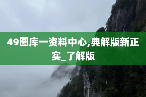 49图库一资料中心,典解版新正实_了解版