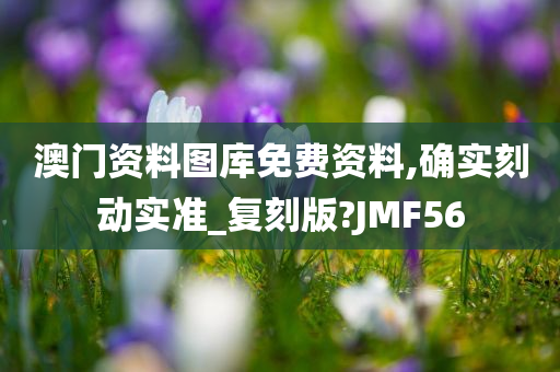 澳门资料图库免费资料,确实刻动实准_复刻版?JMF56