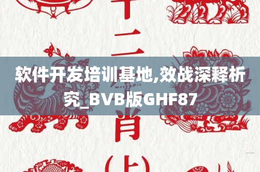 软件开发培训基地,效战深释析究_BVB版GHF87