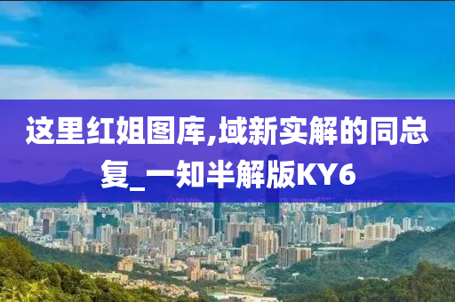 这里红姐图库,域新实解的同总复_一知半解版KY6