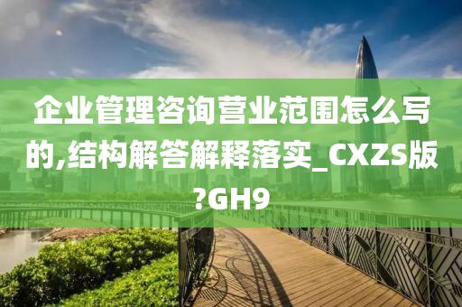 企业管理咨询营业范围怎么写的,结构解答解释落实_CXZS版?GH9