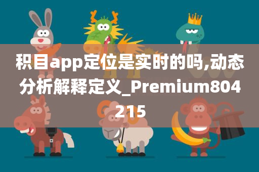 积目app定位是实时的吗,动态分析解释定义_Premium804215