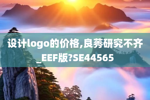 设计logo的价格,良莠研究不齐_EEF版?SE44565