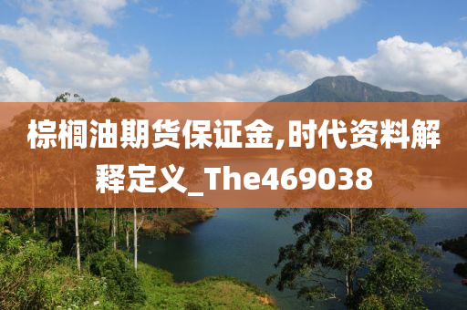 棕榈油期货保证金,时代资料解释定义_The469038