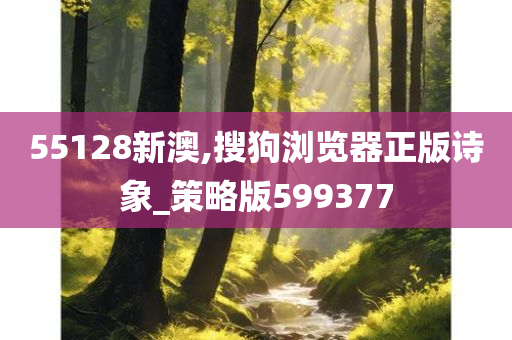 55128新澳,搜狗浏览器正版诗象_策略版599377