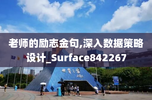 老师的励志金句,深入数据策略设计_Surface842267