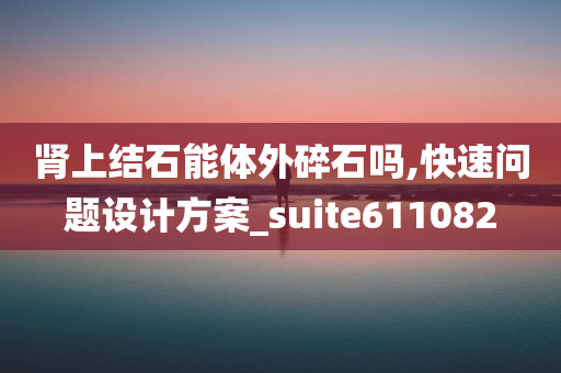 肾上结石能体外碎石吗,快速问题设计方案_suite611082