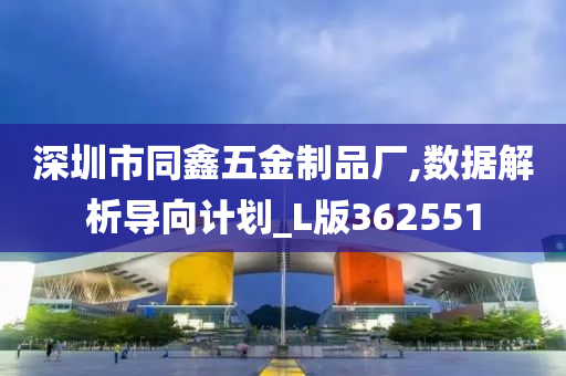 深圳市同鑫五金制品厂,数据解析导向计划_L版362551