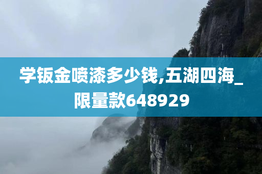 学钣金喷漆多少钱,五湖四海_限量款648929