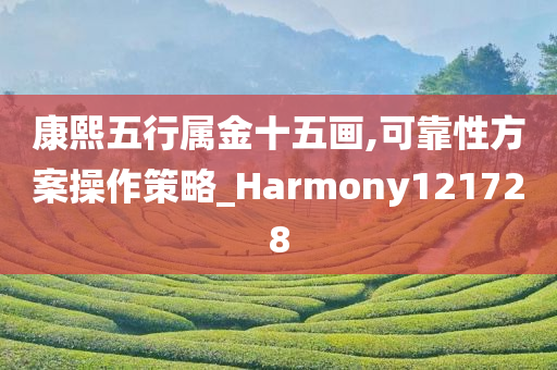 康熙五行属金十五画,可靠性方案操作策略_Harmony121728