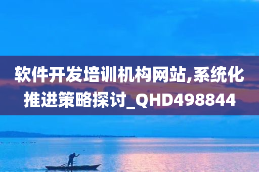 软件开发培训机构网站,系统化推进策略探讨_QHD498844