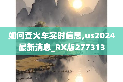 如何查火车实时信息,us2024最新消息_RX版277313