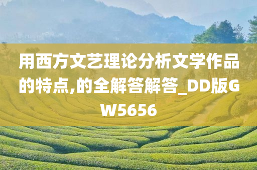 用西方文艺理论分析文学作品的特点,的全解答解答_DD版GW5656